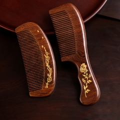 14cm + 19cm sandalwood comb