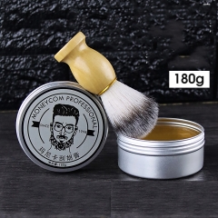 Soften moustache cream 180g, send a shaving brush