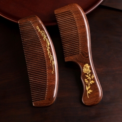 19cm + 17cm sandalwood comb