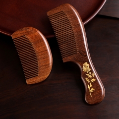 10cm + 19cm sandalwood comb