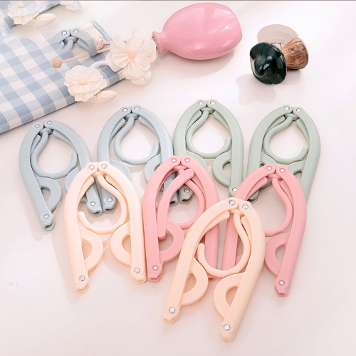 Multifunctional travel artifact foldable portable clothes hanger underwear clothes support clothes hanging telescopic multi clip