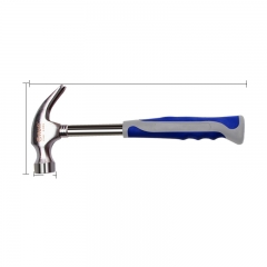 High grade steel pipe claw hammer