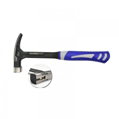 Lengthening one-piece claw hammer with magnet