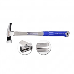 Lengthened claw hammer with magnet