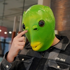 Green fish man