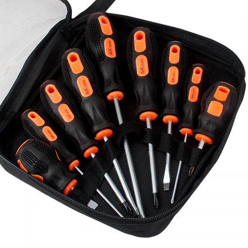 Set of cross slotted screwdriver set of screwdriver set with tool kit