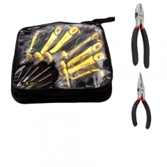 Industrial grade 7-piece Set + 7-inch steel wire pliers + 6-inch sharp nose