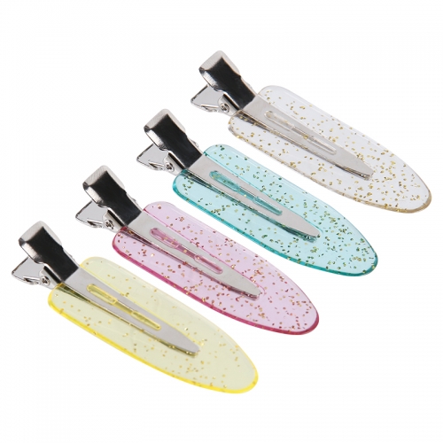 Hairpin hairdressing make-up traceless clip bangs clip duckbill clip hairpin crystal