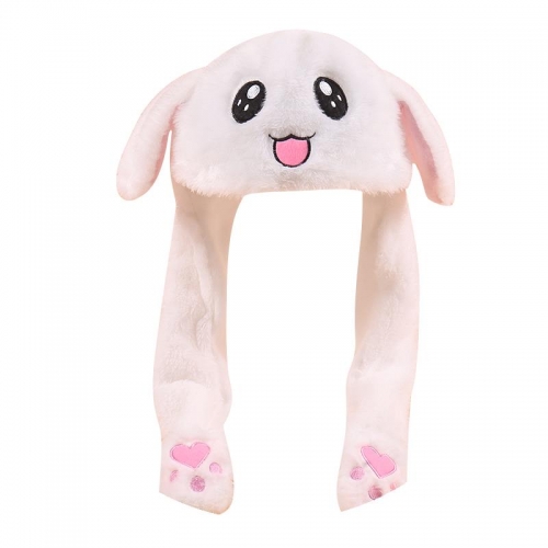 Headgear cute Korean rabbit ear hat cute funny moving baby girl taking pictures rabbit plush