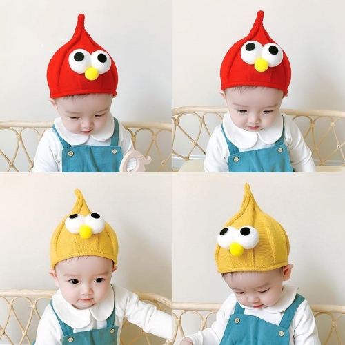 Baby funny hat cute super cute baby headgear cute in autumn and winter for four months