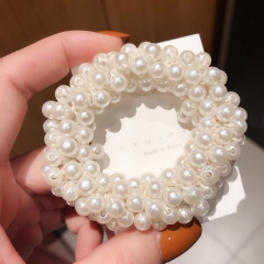 White beads