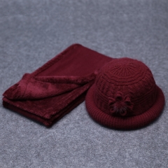 Maroon [HAT + scarf]