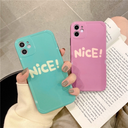 Apple 12 case inice Hanfeng iPhone 11promax simple solid color