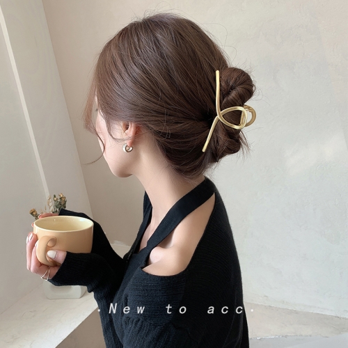 Metal hairpin shark hairpin large hairpin elegant hairpin Korean headdress girl