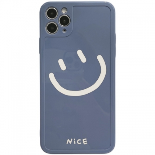 Net red wind smile face iPhone case 11pro for XS Apple 12 all inclusive Max anti drop xr8plus