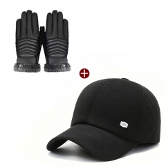 Classic black + two piece Glove Set