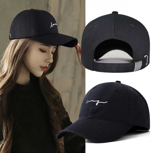 Hat men's fashion brand versatile cap women's leisure fashion sun block baseball cap in spring and summer