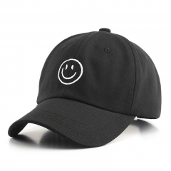 Black (embroidered smile)