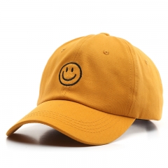 Yellow (embroidered smile)