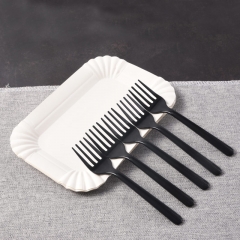 Black sharp fork 5 plate fork transparent bag 100 sets