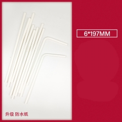 White elbow 6 * 197mm100 pieces