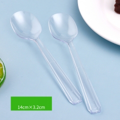 1000 transparent high speed railway spoons