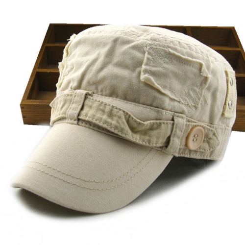 Export men's and women's hats spring and summer Korean old cap with flat top and military cap