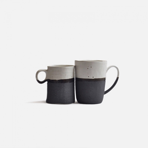 Creative large-capacity couples bring ceramic cups, Mark coffee cups and teacups