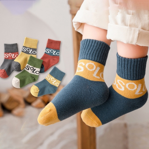 Children's socks autumn and winter cotton socks baby socks girl 1-3 years old boy socks baby socks spring and Autumn