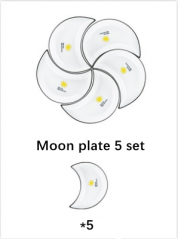 5 Moon plate