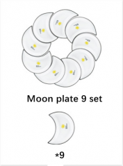 9 Moon plate