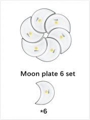 6 Moon plate