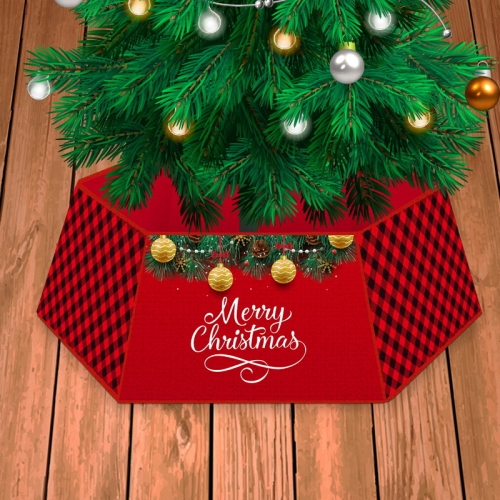 New Christmas Tree Tree Skirt Christmas Supplies Christmas Tree Bottom Decoration Christmas Tree Surround Border