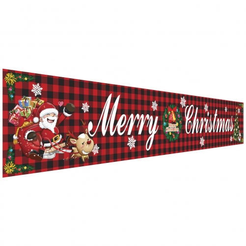 Christmas Party Decoration Supplies Large Christmas Decoration Bannerchristmas Holiday Decoration Pull Flags