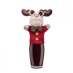 Moose Knit Wine Bottle Cover