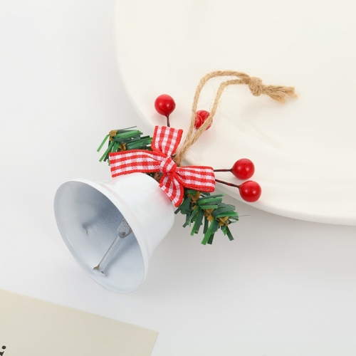 Hanging Pendant Hanging Ornaments Ornaments Christmas Decoration Metal Horn Bell Wreath Ambiance