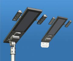 GINLITE All-in-one Solar Streetlamp/Flood lamp (Adjustable Lighting Angle)