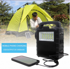 GINLITE Small Solar Camping System GL-LM3610