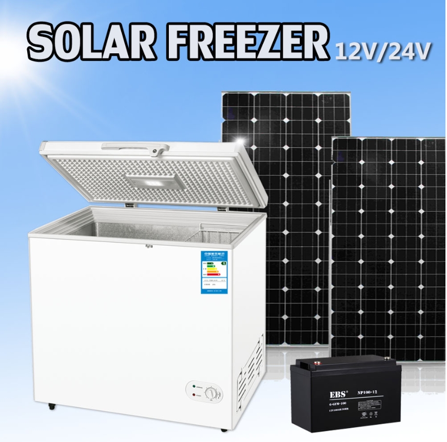 Powershine solar-powered freezer series