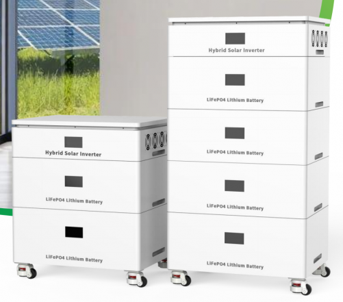 Stackable all-in-one ESS 10kw/12kw+30kwh/60kwh