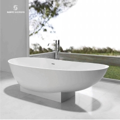 Solid surface bathtub