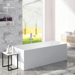 Solid surface bathtub