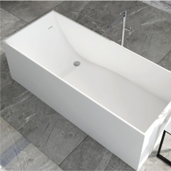 Solid surface bathtub