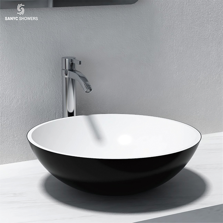 Acrylic Solid Surface Resin Stone Wash Basin SE1207-2