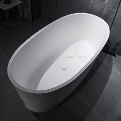 Factory Wholesale solid surface white bathtub luxury bathroom bath Freestanding tubs SC1141