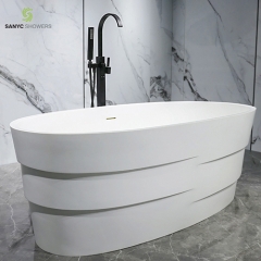 Factory Wholesale solid surface white bathtub luxury bathroom bath Freestanding tubs SC1141
