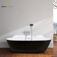 Japanese contemporary marble stone luxury freestanding bathroom bathtub SC1119