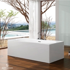 Solid Surface Bath Freestanding Bathroom Stone Resin Bath Tub SC1110