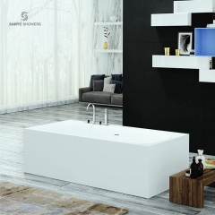 Solid Surface Bath Freestanding Bathroom Stone Resin Bath Tub SC1110