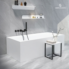 Solid Surface Bath Freestanding Bathroom Stone Resin Bath Tub SC1110